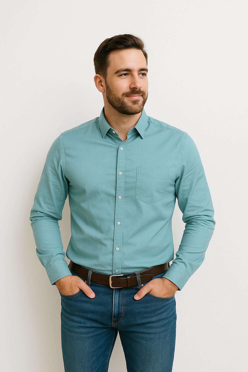 Art-WT 90002 MENS PLAIN SHIRT