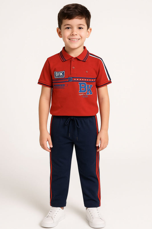 RED TRACK SUIT