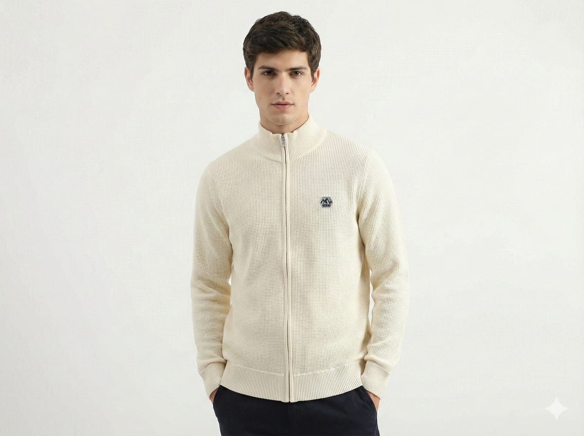 Art-1201 zipper sweater