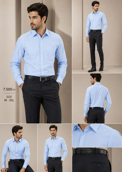 UNIFORM SET SKY BLUE SHIRT & BLACK PANT